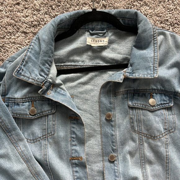 Plus Size Denim Jacket - Picture 4 of 5